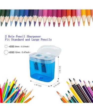 Gutyble 48 Pcs Manual Pencil Sharpeners with Lid  for School Office and Home - Buy Online on GoSupps.com