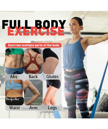Buy Uoromi Fitness Straps Set | Resistance Tapes for Physiotherapy Yoga Pilates & Home Training - 2.0M Gymnastics Bands for Men - Buy Online on GoSupps.com
