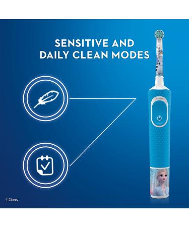 Oral-B Kids Electric Toothbrush with Disney's Frozen | Ages 3+ | Gentle & Effective - Buy Online on GoSupps.com