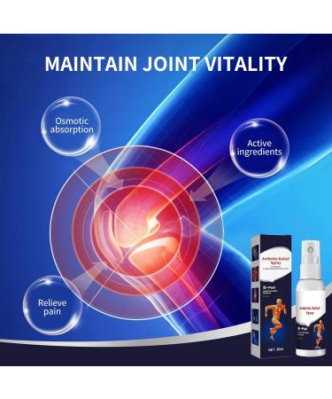 Muscle Relief Spray Knee Soothing Cream Muscle Soothing Spray Joint Pain Relief Mist Pain Relief Spray for Arthritis Fast Acting Joint & Muscle Ache Relief Spray for Muscle 50ml - Buy Online on GoSupps.com