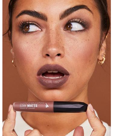 Buy Manhattan Stay Matte Liquid Lip Colour 105 Raw Kiss Long-Lasting Formula 5.5 ml | International Shipping Available - Buy Online on GoSupps.com