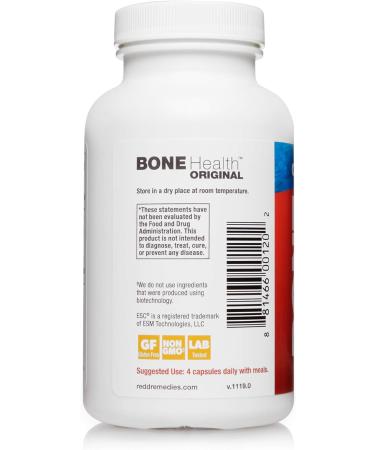 Redd Remedies Bone Health Support 120 Capsules with Vitamin D3 and Calcium - Buy Online on GoSupps.com