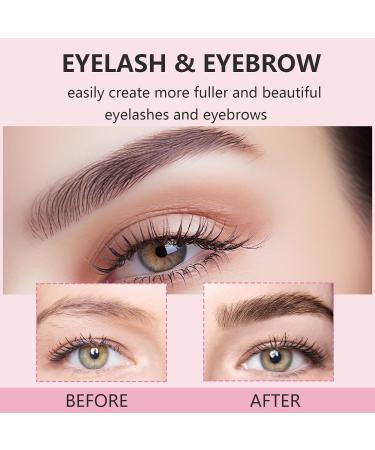 Eyebrow Color Kit - 2 in 1 Eyelash & Eyebrow Set | Quick & Thick Natural Coloring for DIY at Home - 10ml (Black - Buy Online on GoSupps.com