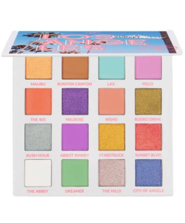 bh Cosmetics  16 Color Eyeshadow Palette  Pressed Powder  Lost in Los Angeles  4.4 oz