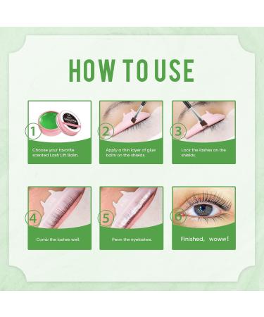 PERMANIA Lash Lift Balm Glue 0.35oz - Strong Viscosity and Water Solubility - Apple Scented - Buy Online on GoSupps.com
