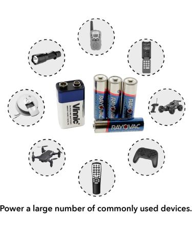 9V & AA Alkaline Battery Combo - Perfect for RC Cars Trucks & Remote Controls | Fast International Shipping - Buy Online on GoSupps.com