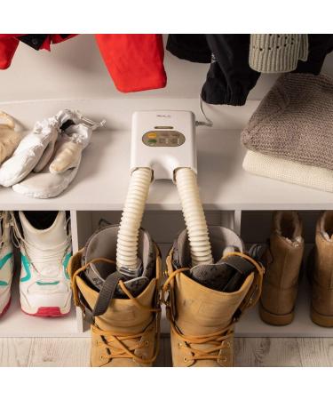 Iris Ohyama Shoe Dryer - Compact White 16x14x36 cm | Efficient International Shipping - Buy Online on GoSupps.com