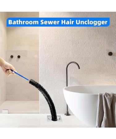 Flexible Cleaning Tool - Bendable Sewer Drain Brush & Long Pipe Cleaner for Home Kitchen Shower & Tub Hair Clogs - Buy Online on GoSupps.com