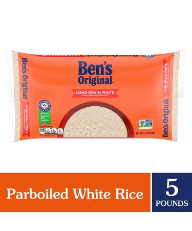 BEN'S ORIGINAL Enriched Long Grain White Parboiled Rice - 5 lb Bag - Buy Online on GoSupps.com
