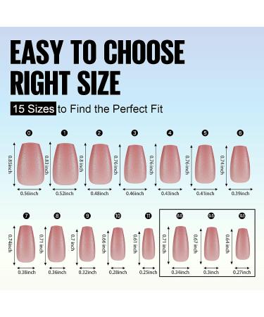 TOMICCA Soft Gel Nail Tips - 180Pcs Short Coffin Acrylic Press on Nails with 3 in 1 Gel x Nail Color - Pink Short Coffin Dark Pink | Full Cover Preformed Base Coat for Beginners - Buy Online on GoSupps.com