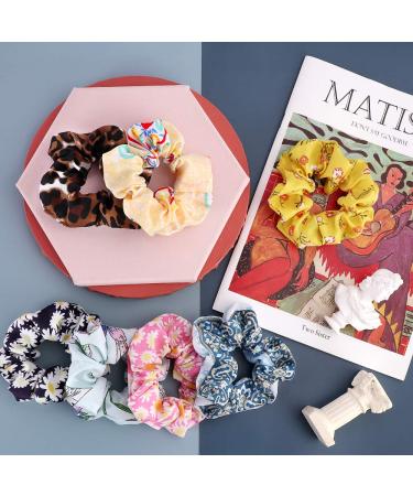 65 Pcs Velvet Hair Scrunchies for Women/Girls - Elastic Ponytail Holders for Birthday, Party, Christmas - Medium (65 Count) - Buy Online on GoSupps.com