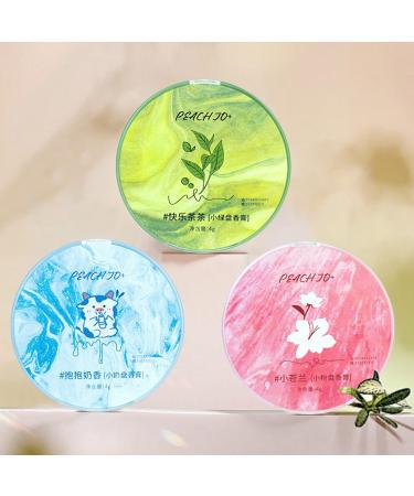 3 Pack Solid Balm Sets Solid Perfume Portable Pocket Balm Perfume Perfect for Travel Use Natural Fragrance Parfum for Men and Women