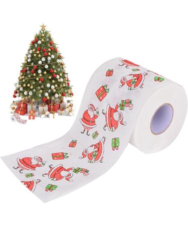 Toilet Paper | Santa Claus Holiday Toilet Paper - Decorative Bathroom Tissue for Home Decor Party Supplies Zukpumne - Buy Online on GoSupps.com