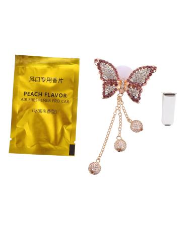 Mobestech 1pc Air Outlet Clip Car Outlet Charm Decor Car Air Freshener Car Air Vent Decoration Car Aromatherapy Clip Aroma Car Clip Car Perfume Automobile Aromatherapy Clip Alloy Diffuser
