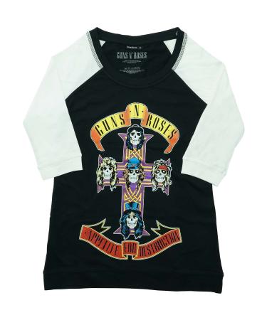 Guns N Roses Appetite for Destruction Junior Top Medium Black