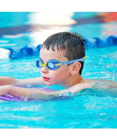 Portzon Unisex-Child Swim Goggles | Anti-Fog, No Leaking, Clear Vision | Blue - Buy Online on GoSupps.com