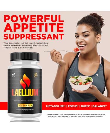 (2 Pack) Laellium Pills Official Laellium Capsules with All Natural Ingredients Advanced Formula Active Lifestyle Supplement to Support Energy and Wellness Naturally for Women and Men (120 Capsules) - Buy Online on GoSupps.com