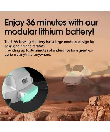 TizzyToy 4K Camera Drone for Adults - WiFi FPV RC Quadcopter with Gesture Control, LED Lights, and Headless Mode - Perfect Gifts for Kids and Beginners - Buy Online on GoSupps.com