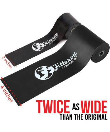 Fitteroy VOD Flowed Compression Band - Enhance Mobility & Muscle Relaxation with Wide Black Roller | International Shipping Available - Buy Online on GoSupps.com