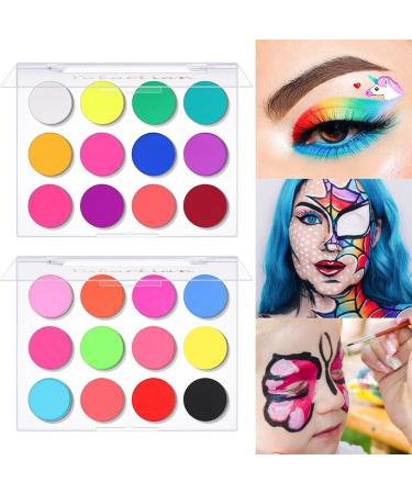 SOMGKIN 12 Colors Shiny Matte Pigment Eyeshadow Palette Glitter Eyeshadow Highly Pigmented Eyeshadow Cosmetics Durable Waterproof for Halloween Christmas Valentines Day 01 Metallic - Buy Online on GoSupps.com