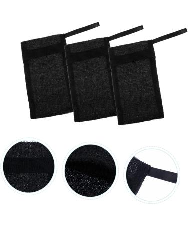 FOYTOKI 10pcs Soap Foaming Soap Scrubber Pouch Soap Saver Nylon Fiber Black - Buy Online on GoSupps.com