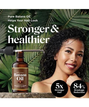 Batana Oil for Hair Growth Organic Batana Oil Batana Oil Hair Treat Enhances Hair Radiance Nourishment Natural Batana Oil for Healthier Thicker Fuller Hair Batana Oil from Honduras with Rosemary - Buy Online on GoSupps.com