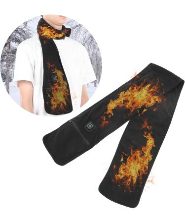 Flexman Heated Scarf - USB Fleece Neck Warmer (47.2x5.9 in) with 3 Temperature Settings for Outdoor Winter Activities - Buy Online on GoSupps.com