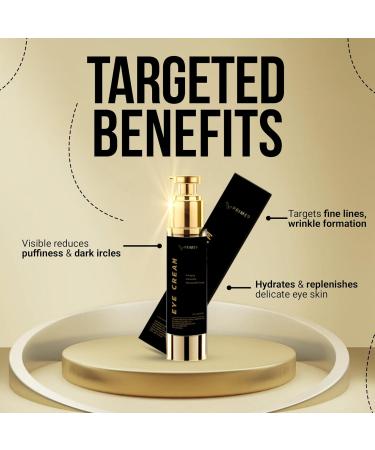 Prime9 Eye Cream for Dark Circles and Puffy Eyes| 60ml/2.02 oz Under Eye Cream for Women - Buy Online on GoSupps.com