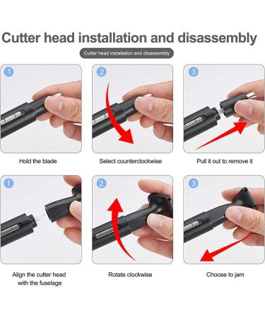 Nose and Ear Hair Trimmer - USB Rechargeable Professional Painless Clippers for Men & Women Waterproof Dual Edge Blades - Shop Now - Buy Online on GoSupps.com
