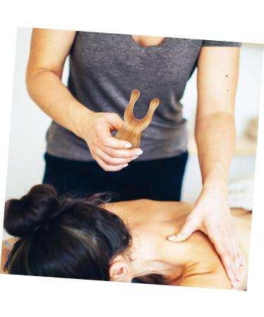 Fomiyes Green Sandalwood Acupuncture Massage Device - Enhance Circulation & Relaxation | Comfortable Hair & Facial Accessory for Home Use - Buy Online on GoSupps.com