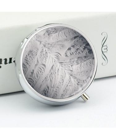 Travel Pill Box - 3 Compartment Portable Medicine Organizer for Purse & Pocket - White & Gray - Compact Pill Case for Travel - Buy Online on GoSupps.com