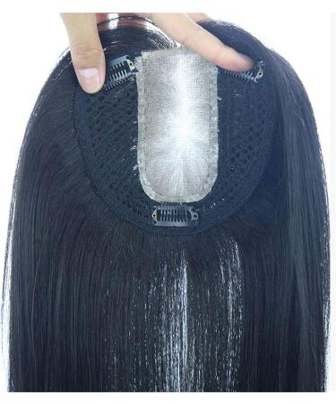 High-Quality Real Hair Topper for Women | Natural Part - 30.5 cm (12 inches) | Perfect for White & Thin Hair - Buy Online on GoSupps.com
