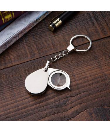 SUPVOX 15x Magnifying Glass Keychain - Mini Portable Foldable Handheld Magnifier for Easy Reading - Buy Online on GoSupps.com