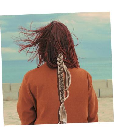 FRCOLOR Wig Women Ponytail Extension Braid Ponytail Long Ponytail Extension Clip Ponytail Extension Braid Hair Extension Human Synthetic High Temperature Wire Hair Piece Lengthen 80X3CM Golden - Buy Online on GoSupps.com