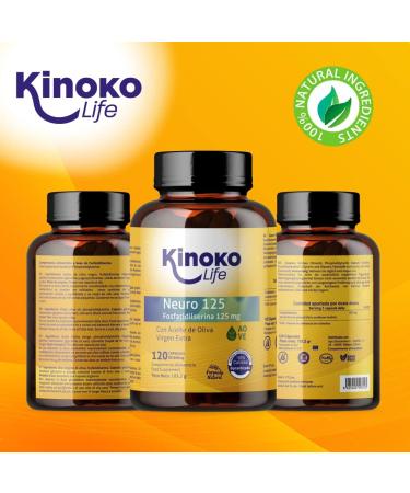 NEURO 125 | Phosphatidylserine 125 MG | 120 Capsules | Virgin Olive Oil | Soy Free | 3x Absorption | High Concentration | Magnesium Stearate Free | NO GMO | PS | - Buy Online on GoSupps.com