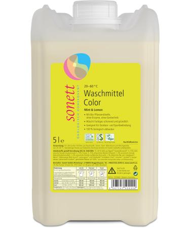 Sonett Organic Detergent Color Mint & Lemon 20-60C (2 x 5 l) 5 l (pack of 2)