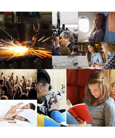 Ear Plugs for Sleeping Noise Reduction Ear Plugs 2 Pairs Comfortable Silicone Ear Plug Sound Blocking Earplugs for Sleep Snoring Swimming Concert Musician Construction Shooting - Buy Online on GoSupps.com