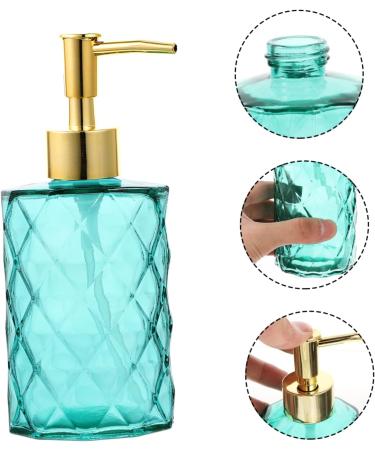 Buy Healeved 3oz Clear Glass Lotion Bottle - Refillable Dispenser for Cucumber & Soap - Perfect for Travel & Sensitive Skin - Buy Online on GoSupps.com