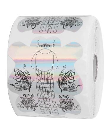 Nail Extension Sticker Nail Form PVC Dust proof with Length Markers for Family for Nail Salon for DIY Nail Art for Nail School