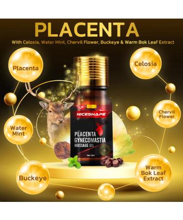 Furzero NiceShape Deer Placenta Gynecomastia Massage Oil - Firming & Heating Oil for Men (2Pcs) | International Shipping Available - Buy Online on GoSupps.com