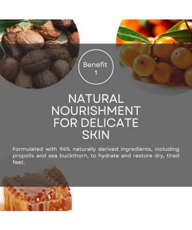 Star Nails Bulgaria Ltd SNB Professional Revive Therapy Foot Cream 200 ml intensive care with propolis sea buckthorn oil shea butter and mango butter moisturizing foot care for supple skin according to pedicure - Buy Online on GoSupps.com
