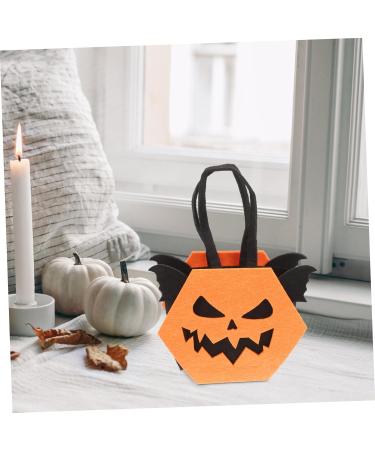 Cabilock Halloween Candy Bag Candy Bags Halloween Candy Holder Small Halloween Treat Bags Child Filler Bulk 22.5X15.5X7CM Orange - Buy Online on GoSupps.com