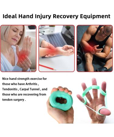 Fitbeast 9-Part Handle Strength Trainer Set - Finger & Forearm Strengthening Relief & Recreation - International Shipping Available - Buy Online on GoSupps.com