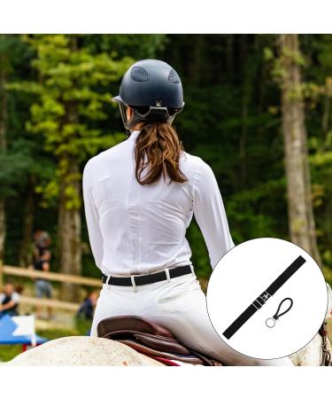 PEUTIER 1.5in Elastic Equestrian Belt & Keychain Horse Riding Belt with Surcingle Buckle Horse Bit Belt Comfortable Waist Belt Leather Key Strap for Equestrian Horseback Riding Sports - Buy Online on GoSupps.com