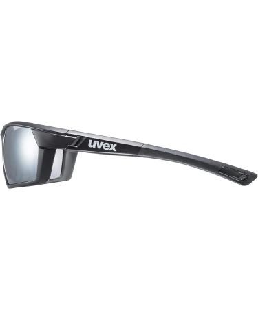 Uvex Unisex Sportstyle 225 Sports Glasses - One Size Black Mat/Silver | Premium UV Protection & Style for Every Sport - Buy Online on GoSupps.com