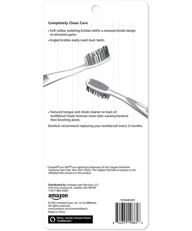 Amazon Basics Orbit Toothbrushes Soft Full 4 Count 1-Pack - (Previously Solimo) - Buy Online on GoSupps.com