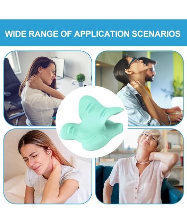 Shakven Neck Support Pillow Ergonomic Neck Stretcher with C-Curve Pillow Design - 2 Stretching Modes Traction Equipment Enhanced Comfort for Family Friends Colleagues - Buy Online on GoSupps.com