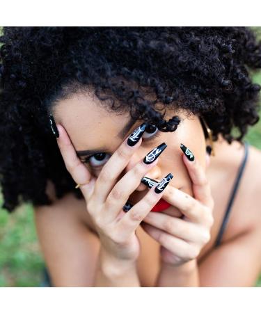 Frcolor Artificial Nail Tips - Full Cover Ballerina Nails for Salons & DIY Nail Art 500 White Pieces - International Shipping Available - Buy Online on GoSupps.com