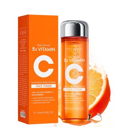 5X Vitamin C Toner Korean Vitamin C - FaceToner Face Toner 5 En 1 Vitamina C Serum 130ml (1)