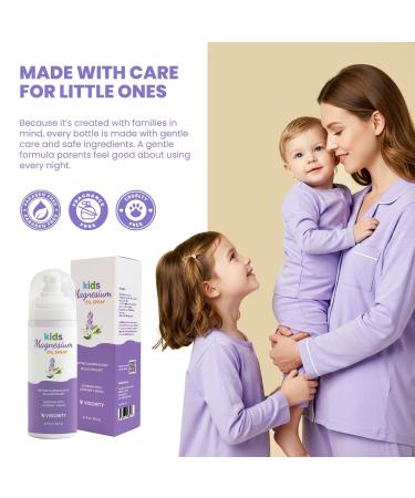 Kids Magnesium Sleep Spray with Lavender & Neroli Calming Bedtime Mist for Legs Feet & Body - Gentle Magnesium Oil Spray for Kids - Aromatherapy Pillow & Room Spray for Relaxation & Comfort - Buy Online on GoSupps.com